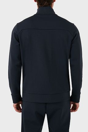 سوئیشرت سرمه ای مردانه ساده BOSS - کد 863786025
