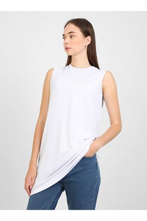 تونیک حجاب سفید زنانه ویسکون Benin - کد 858016222