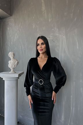 لباس مشکی زنانه بافتنی Genel Markalar - کد 356792723