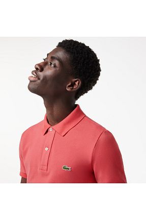پولوشرت قرمز مردانه پنبه ای Lacoste - کد 834386353