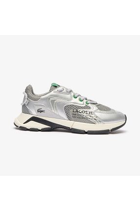 کفش اسنیکر طوسی مردانه بند دار Lacoste - کد 806446708