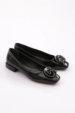 کفش پاشنه بلند کلاسیک مشکی زنانه چرم مصنوعی Dgn - کد 832938071
