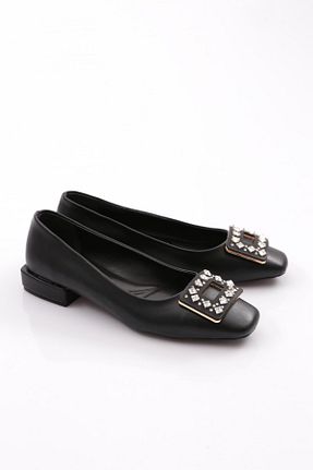 کفش پاشنه بلند کلاسیک مشکی زنانه چرم مصنوعی Dgn - کد 812523720