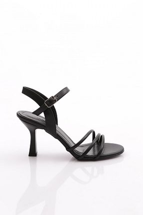 کفش پاشنه بلند کلاسیک مشکی زنانه چرم مصنوعی Dgn - کد 815695793