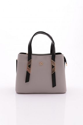 کیف دوشی طوسی زنانه چرم مصنوعی Dgn - کد 845046667