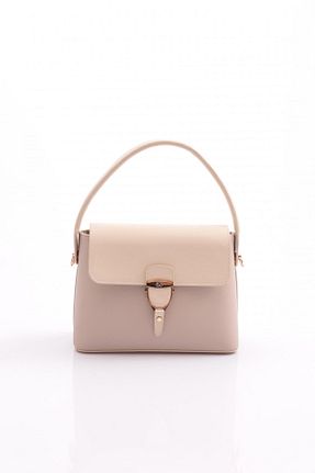 کیف دوشی بژ زنانه چرم مصنوعی Dgn - کد 829951413