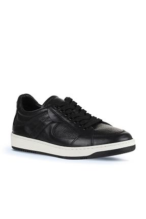 کفش اسنیکر مشکی مردانه چرم اصل Bueno Shoes - کد 863847999
