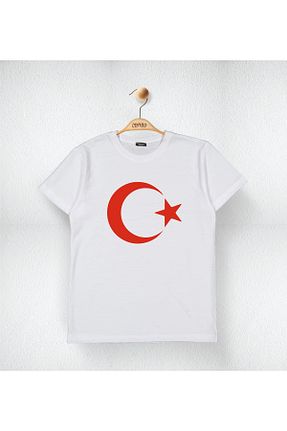 تیشرت سفید بچه گانه رگولار Cevval - کد 863853033