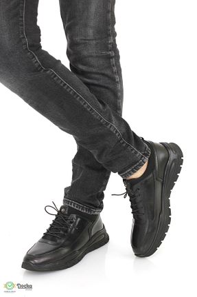 کفش کژوال قهوه ای مردانه چرم خالص Pierre Cardin - کد 863893314