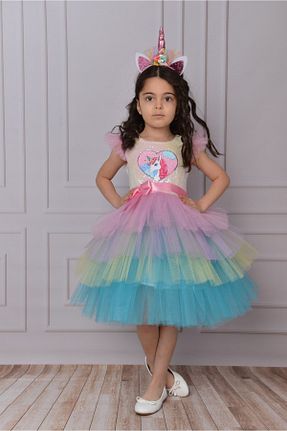 لباس صورتی بچه گانه پولک دوزی Delfini kids - کد 221799843