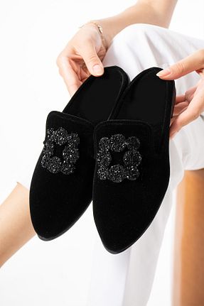 دمپائی مشکی زنانه نبوک Moda Devrin - کد 863907740