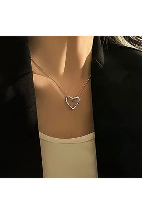 گردنبند جواهر زنانه روکش نقره MODA - کد 863908509