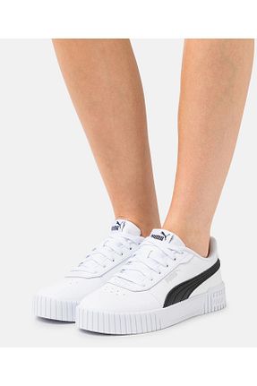 کفش اسنیکر سفید زنانه بند دار Puma - کد 863923076
