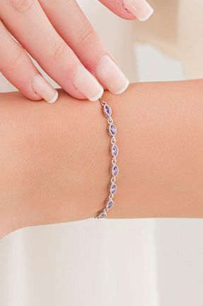 دستبند نقره زنانه 925 عیار Tmt Silver - کد 863915930