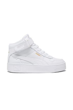 کفش اسنیکر سفید زنانه بند دار Puma - کد 863917056