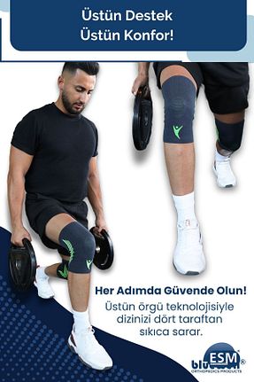 زانو بند والیبال مشکی BLUEWELL ORTHOPEDICS PRODUCTS - کد 844042804