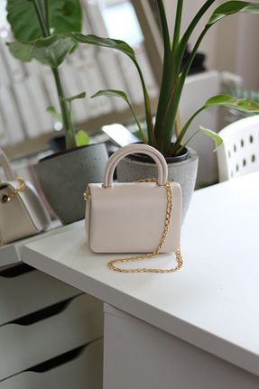 کیف دوشی بژ زنانه چرم مصنوعی Moom Bag - کد 863929046