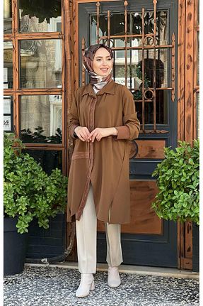 کلاه و ابایا قهوه ای زنانه مخلوط پلی استر MissWhence - کد 864020637