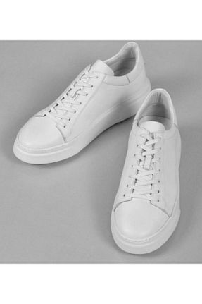 کفش کلاسیک سفید مردانه چرم خالص BAGSSHOES - کد 458464816
