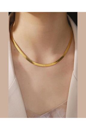 گردنبند استیل ( فولاد ) طلائی زنانه استیل (فولاد) İntive Lingerie - کد 864053939