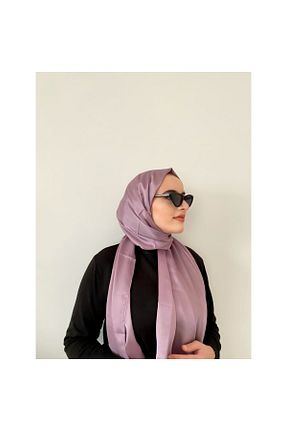 شال بنفش زنانه ابریشم Pasha - کد 864084004