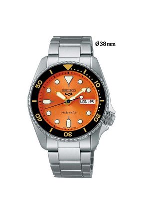 ساعت مچی نارنجی مردانه 38 میلی متر Seiko - کد 753752240