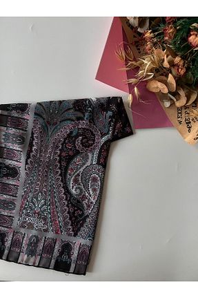 روسری مشکی پنبه ای Bonjela - کد 864093368