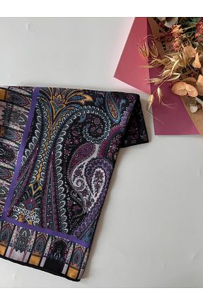 روسری بنفش پنبه ای Bonjela - کد 864093362