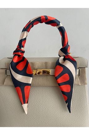 دستمال گردن نارنجی زنانه پلی استر ElevaGlam - کد 864117687
