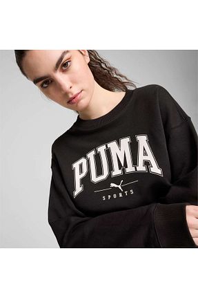 سوئیشرت مشکی زنانه Slogan Puma - کد 850417738