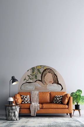 کاغذ دیواری رنگی Kendinden Yapışkanlı KanvasSepeti - کد 864138988
