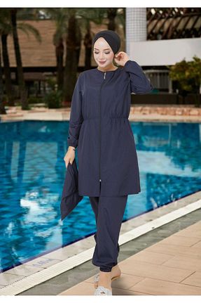 مایو حجاب سرمه ای زنانه ساده DLC Tekstil - کد 841283766
