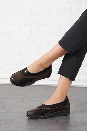 بابت قهوه ای زنانه چرم خالص Moda Pie - کد 864204382