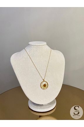 گردنبند استیل ( فولاد ) طلائی زنانه استیل (فولاد) Store - کد 864241805