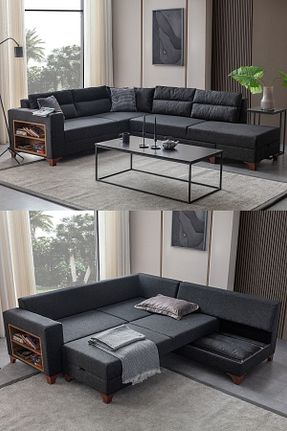 ست گوشه ای طوسی Keten Eymense - کد 655271767