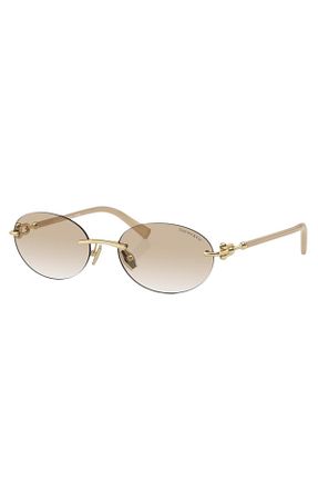 عینک آفتابی بژ زنانه پلاریزه Tiffany - کد 864376220