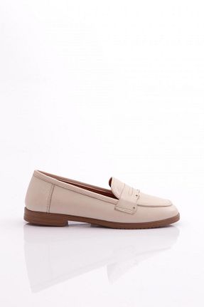 بابت بژ زنانه چرم خالص Dgn - کد 769968642