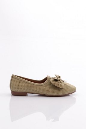 بابت بژ زنانه چرم خالص Dgn - کد 771188887