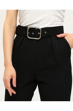 شلوار مشکی زنانه فیبر Butik - کد 864398934
