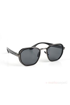عینک آفتابی مشکی زنانه UV400 Markasepeti - کد 864396380