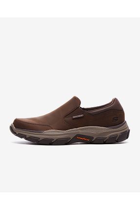 کفش اسنیکر قهوه ای مردانه چرم Skechers - کد 363998203