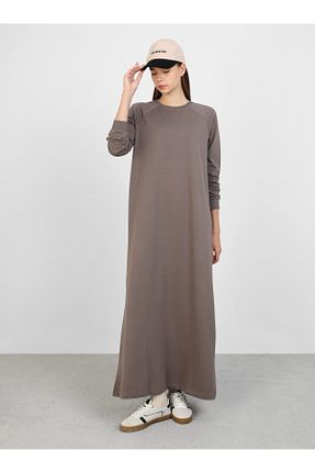 لباس حجاب قهوه ای زنانه رگولار Benin - کد 864413833