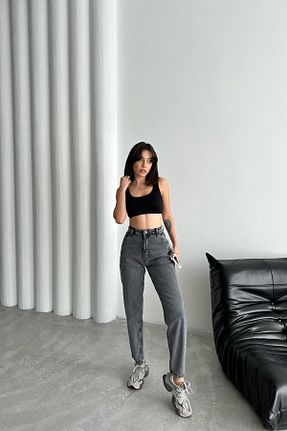 شلوار جین طوسی زنانه پاچه پهن XRAY JEANS - کد 864444302