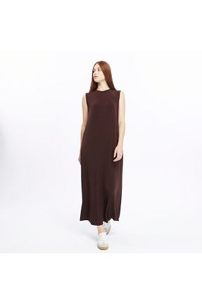 لباس قهوه ای زنانه مخلوط پلی استر ilmek - کد 864456869