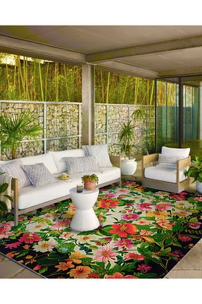 فرش رنگی قابل شستشو Rugs Modern Halı - کد 864453748