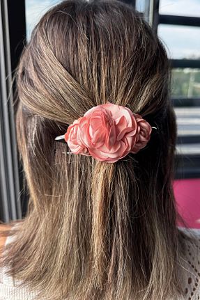 گیره سر صورتی زنانه پلی استر Takıştır - کد 864457383