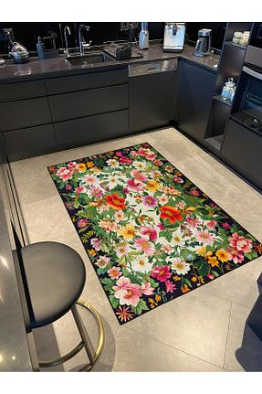 فرش رنگی قابل شستشو Rugs Modern Halı - کد 864453748