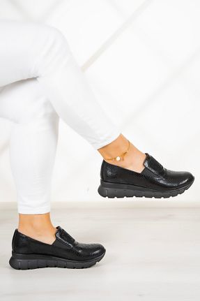 کفش کژوال مشکی زنانه چرم خالص Erkan Saçmacı - کد 861244170