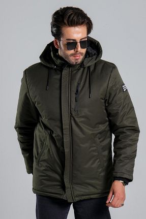 پالتو پشمی خاکی مردانه اسلیم فیت ByTrend - کد 744574334