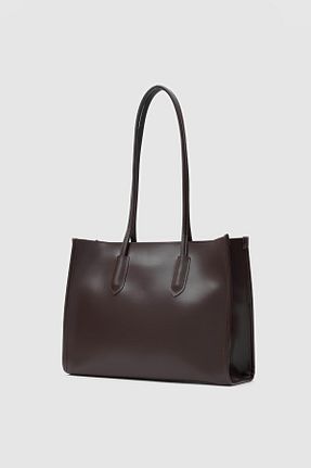 کیف دوشی قهوه ای زنانه چرم مصنوعی moschic - کد 864481966